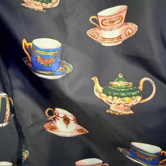 Talbots Shetland Aberdeen Blazer Blue Herringbone Lined Vent Women's 6 NWOT - Picture 7 of 9